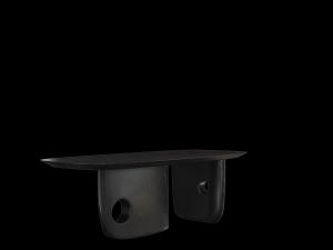 collage chair menhir table Model 3D