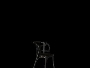 collage chair menhir table Model 3D