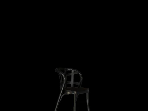 collage chair menhir table 3D Model