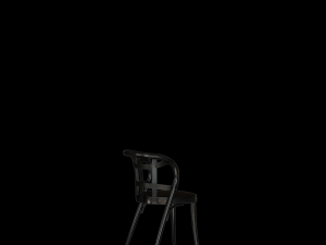 collage chair menhir table Model 3D