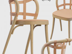 lavaca table and collage chair 3D Model