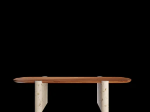 lavaca table and collage chair 3D Model