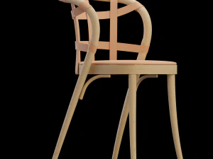 lavaca table and collage chair 3D Model