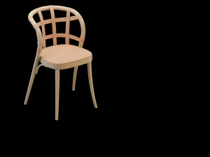 lavaca table and collage chair 3D Model