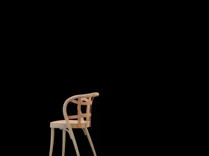 lavaca table and collage chair 3D Model