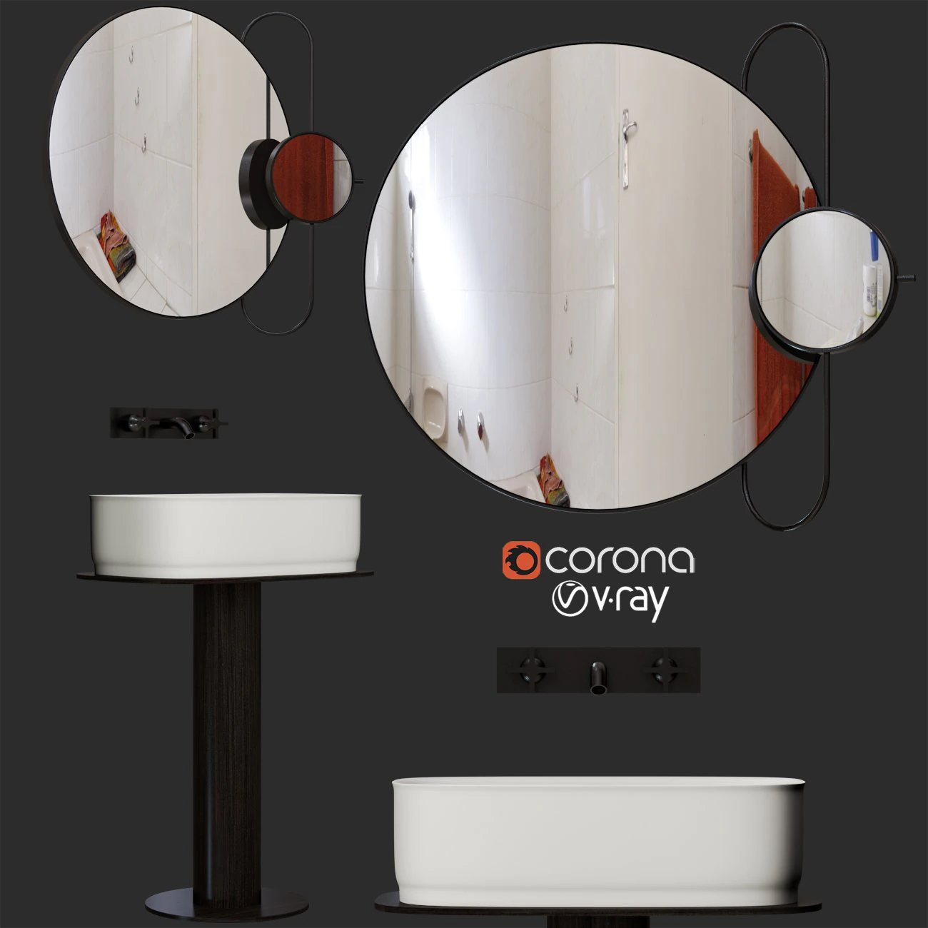 immersion revolving moon 3D Model .c4d .max .obj .3ds .fbx .stl .blend 