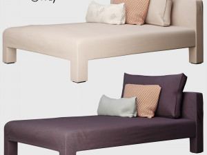 mod daybed Modello 3D