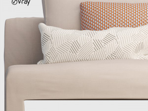 mod daybed Modello 3D