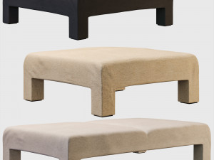 mod ottoman set 3D Model