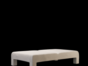 mod ottoman set 3D 모델