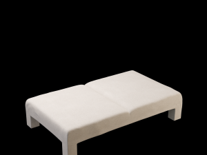 mod ottoman set 3D 모델