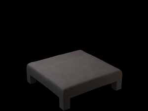 mod ottoman set 3D 모델