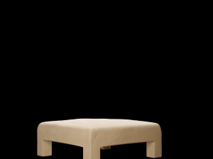 mod ottoman set 3D Model