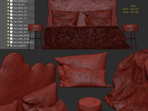 tamsin johnson bed 3D Model