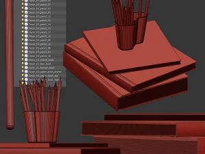 decorative set n3 3D Model