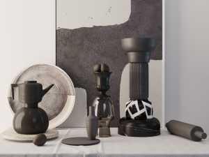 decorative set n1 Modello 3D