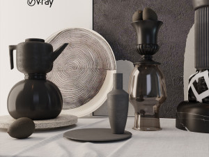 decorative set n1 3D 模型