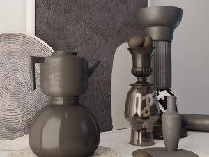 decorative set n1 3D 模型