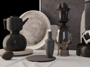 decorative set n1 3D 模型