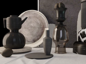 decorative set n1 3D Model