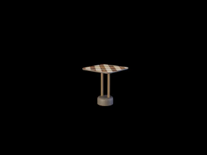 vichy dining table 3D Model