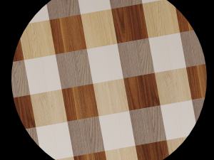 vichy dining table 3D 모델