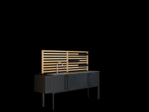 drop kitchen module Model 3D