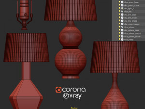 oka lamps 3D Model