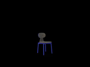 silla 40 set 3D Model
