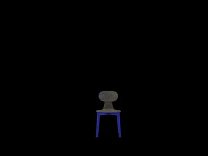 silla 40 set 3D Model