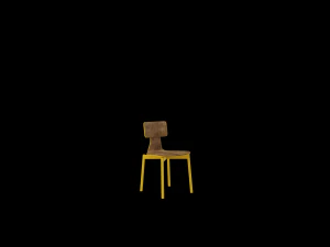 silla 40 set 3D Model