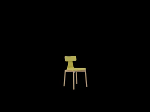 silla 40 set 3D Model