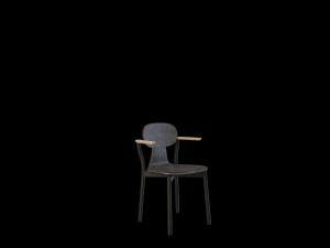 silla 40 with hands 3D Model
