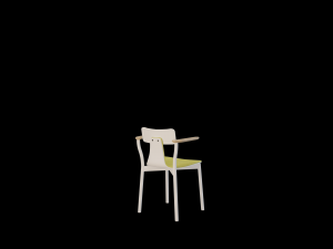 silla 40 with hands 3Dモデル
