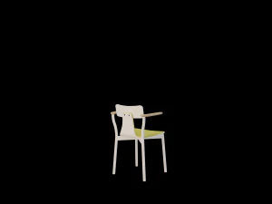 silla 40 with hands 3D Model