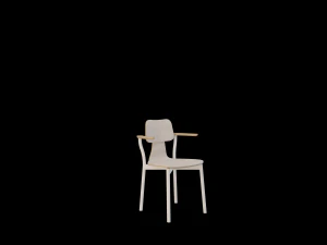 silla 40 with hands 3D Model