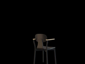 silla 40 with hands 3D Model
