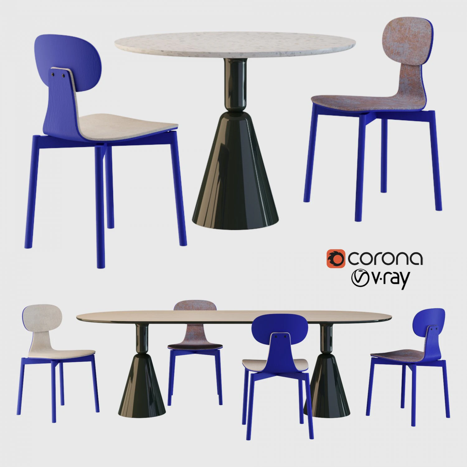 silla 40 pion 3D Model .c4d .max .obj .3ds .fbx .stl .blend 