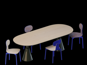 silla 40 pion Model 3D