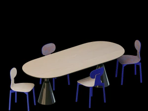 silla 40 pion 3D Model