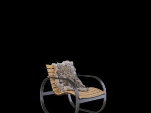 parc rocking chair Modelo 3D