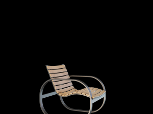 parc rocking chair Modelo 3D