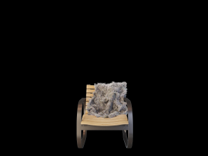 parc rocking chair Modelo 3D