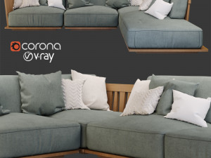 flexform zante u 3D Model