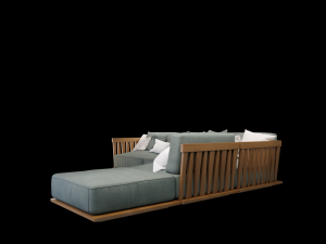 flexform zante u 3D Модель
