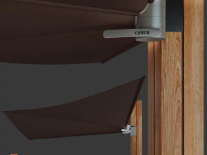 wall-mounted garden umbrella 3D Model