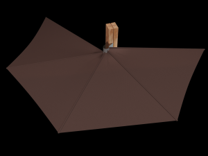 wall-mounted garden umbrella Modèle 3D
