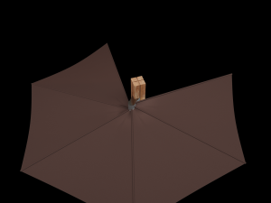 wall-mounted garden umbrella Modèle 3D