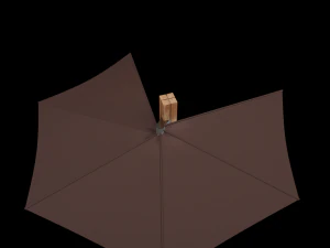 wall-mounted garden umbrella 3D Model