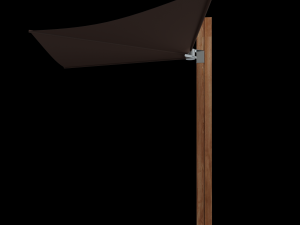 wall-mounted garden umbrella Modèle 3D